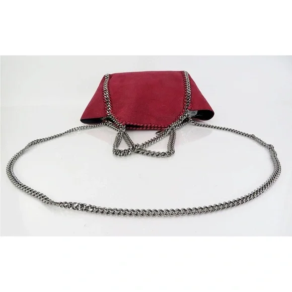 Stella McCartney Red Chain Tote Bag with Dust bag and small pouch - Picture 6 of 15